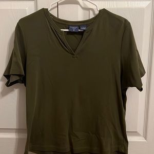 Green mountain lake top